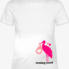 Μπλούζα t-shirt για Μέλλουσες Μητέρες Πελαργός Ροζ