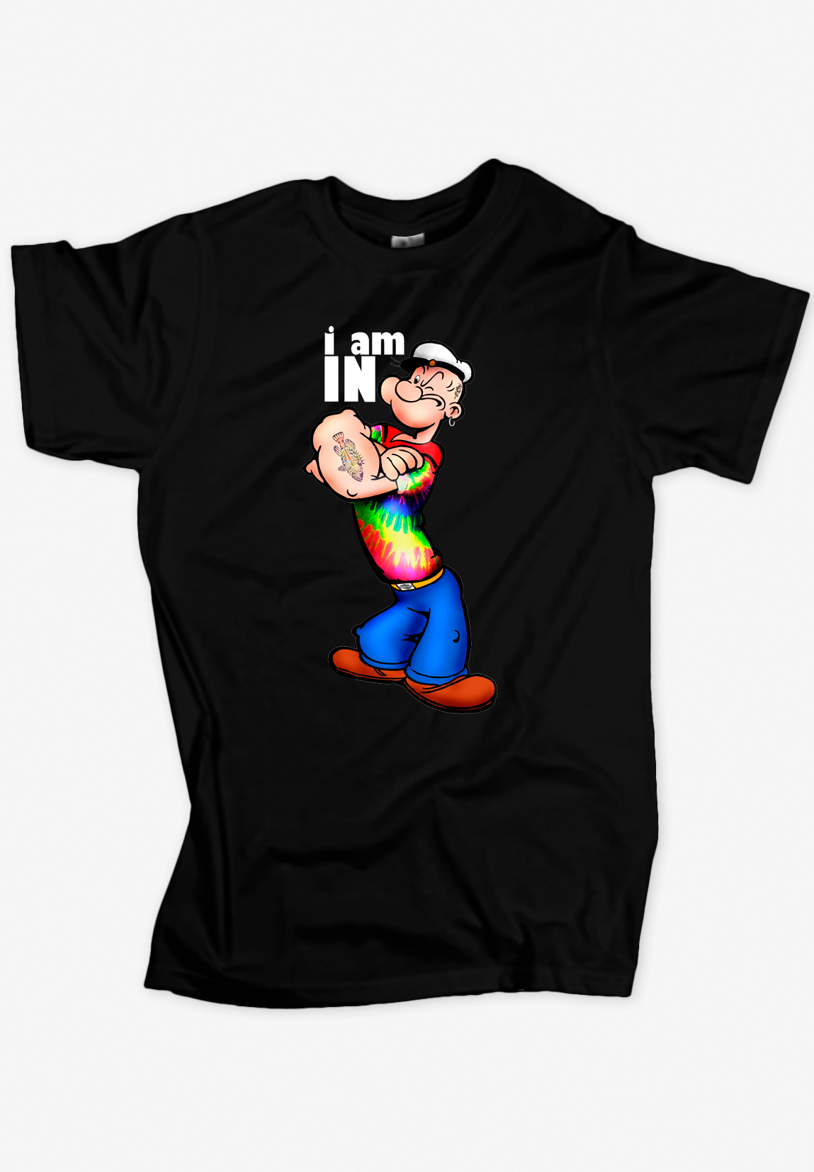 Popeye Modern I am In Black