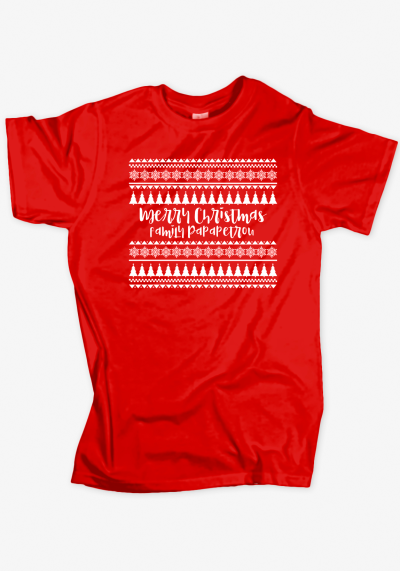 T shirt Traditional Christmas Red