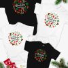 Μπλούζες t-shirt 4 τεμ. CHRISTMAS CANDY με ONOMA