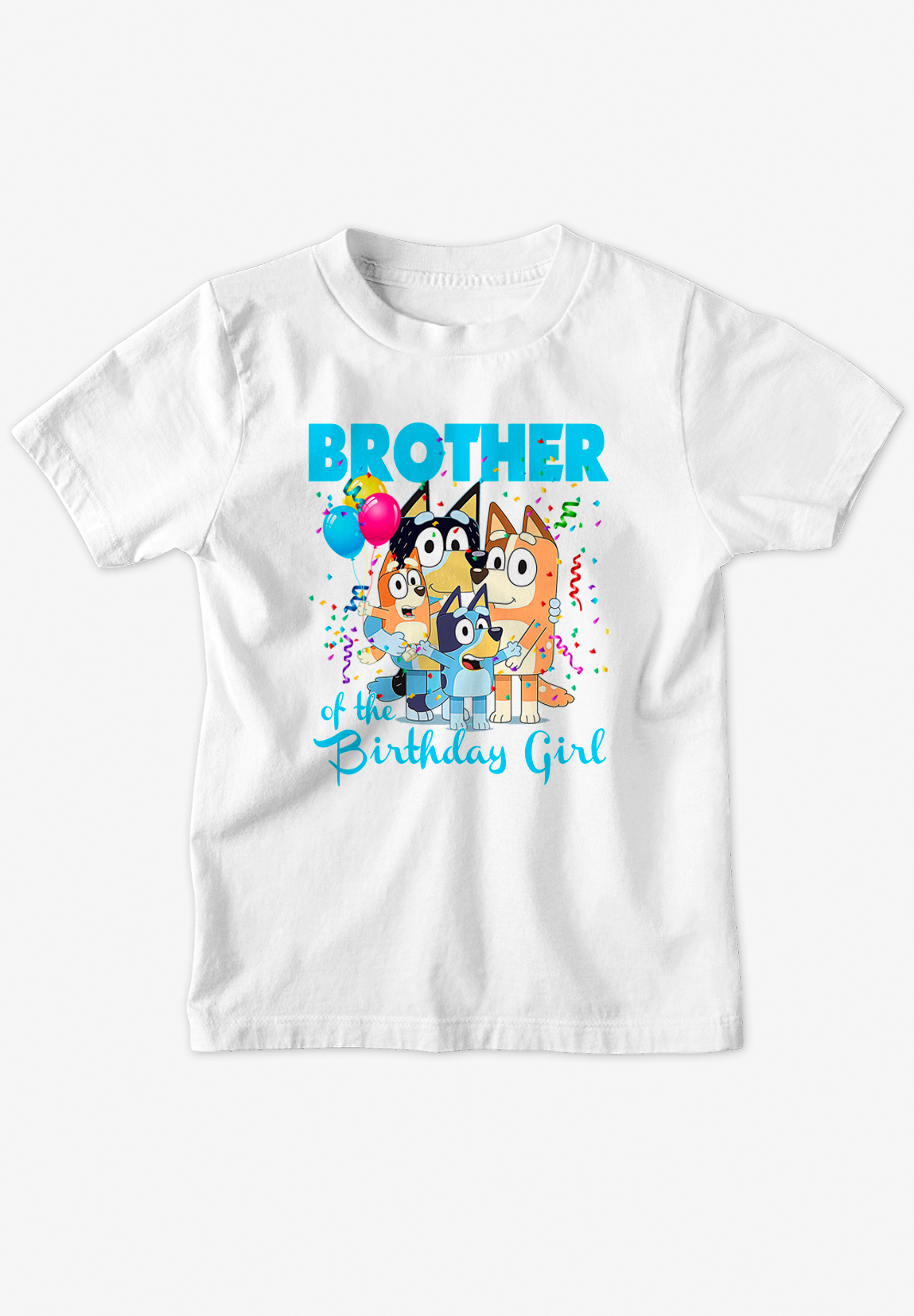 Μπλουζάκι Γενεθλίων BLUEY FAMILY BROTHER OF BIRTHDAY GIRL