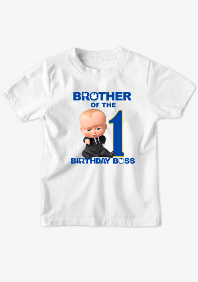 Μπλούζα Γενεθλίων BABY BOSS BROTHER OF BIRTHDAY BOY