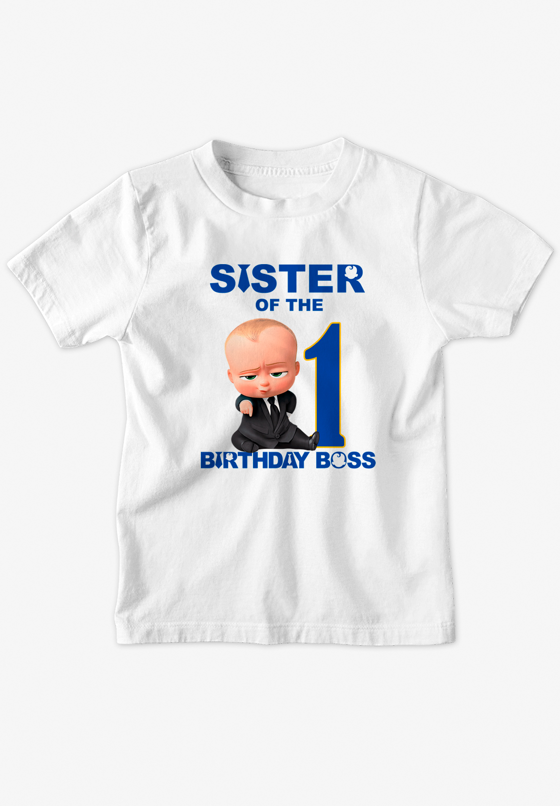 Μπλούζα Γενεθλίων BABY BOSS SISTER OF BIRTHDAY BOY