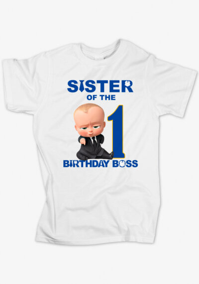 BABY BOSS SISTER OF BIRTHDAY BOY