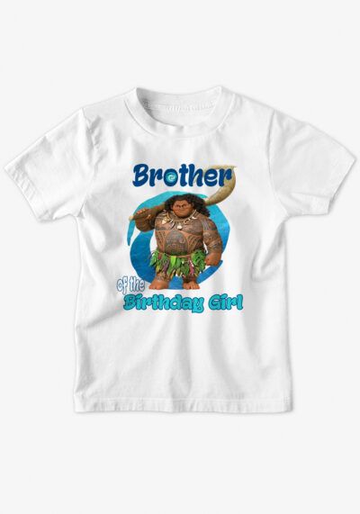 Μπλουζάκι Γενεθλίων MOANA BROTHER OF BIRTHDAY GIRL