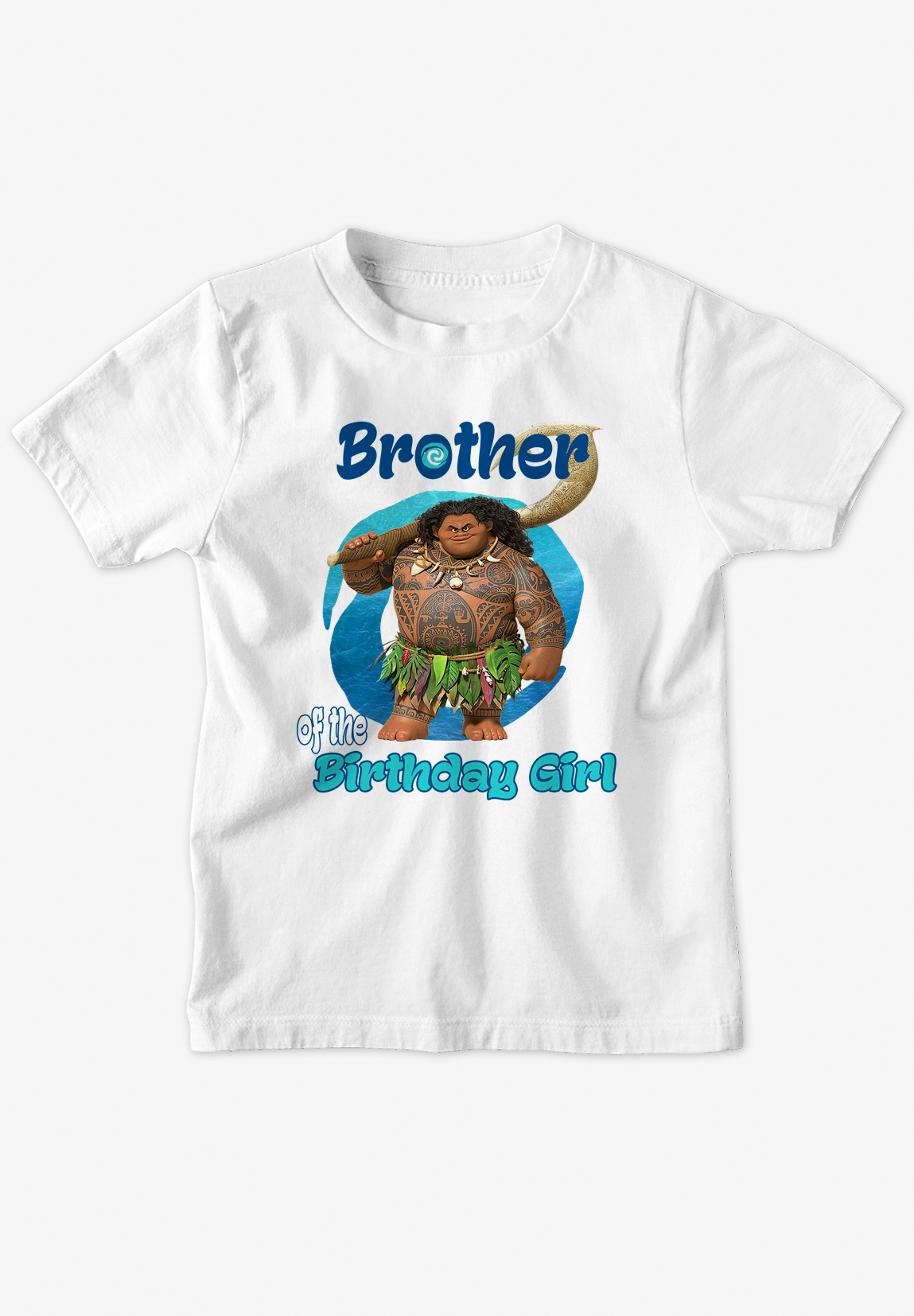 Μπλουζάκι Γενεθλίων MOANA BROTHER OF BIRTHDAY GIRL