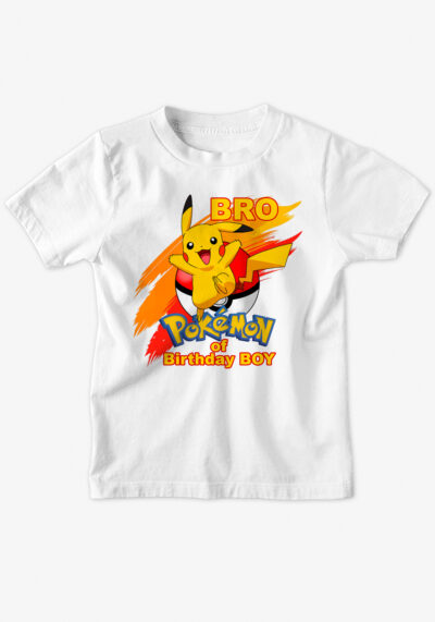 Μπλουζάκι Γενεθλίων POKEMON BRO OF BIRTHDAY BOY