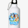Παγούρι Ανοξείδωτο Bluey. Χρώμα λευκό, χωρητικότητα 350ml - Με το όνομα του παιδιού.