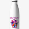 Θερμός ανοξείδωτος λευκός με θέμα : Huntrix Stars + ONOMA. Ιδανικό για τo σχολείο και τις εκδρομές.