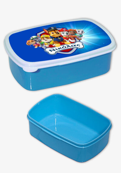 Ταπεράκι φαγητού με θέμα Paw Patrol. Προσωποποιημένο με Όνομα